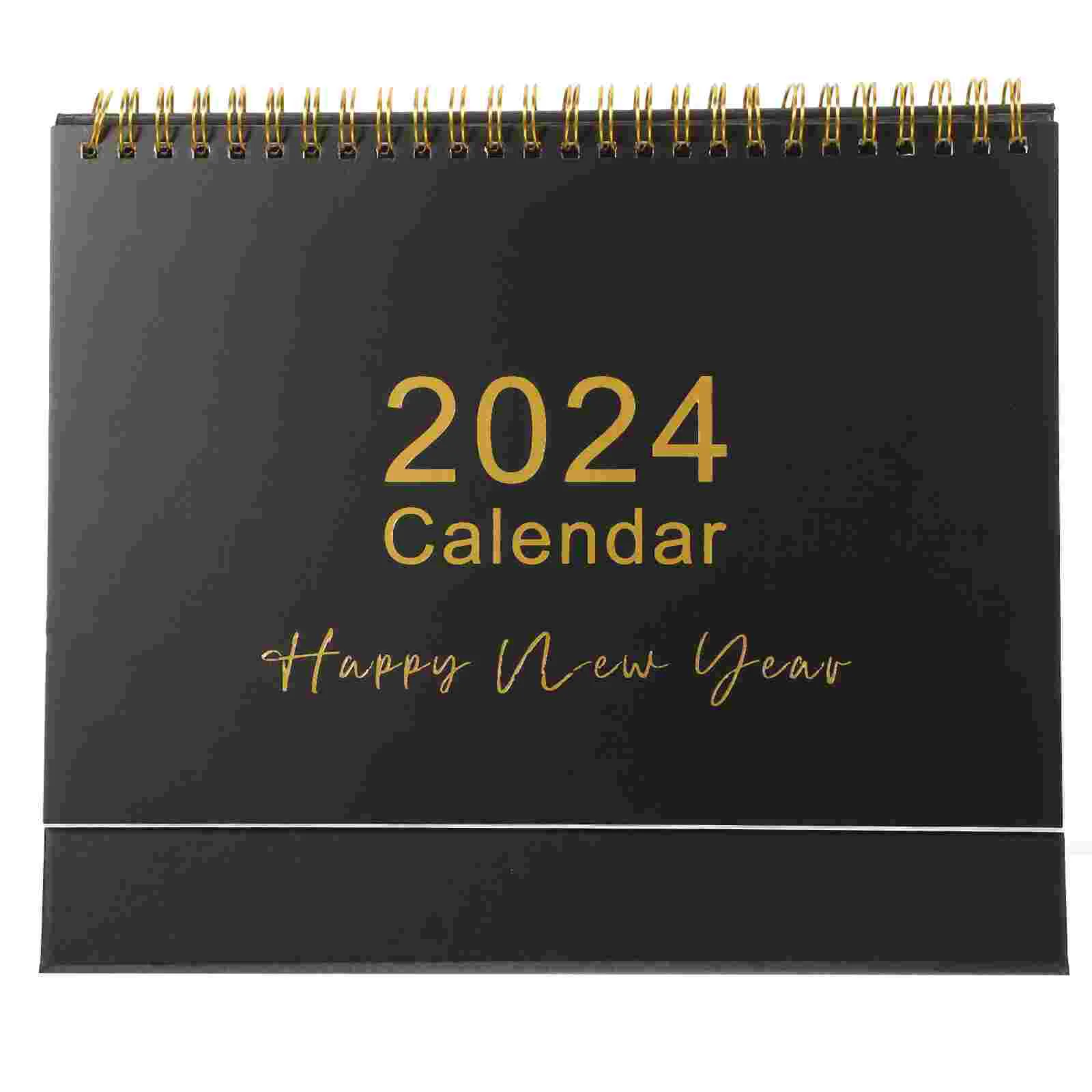 

2024 Desk Calendar Decorative Office Desktop Small Countdown Standing Flip Table