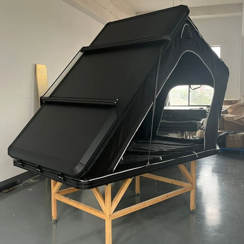 

Car tent, self-driving camping large space triangle extension roof tent