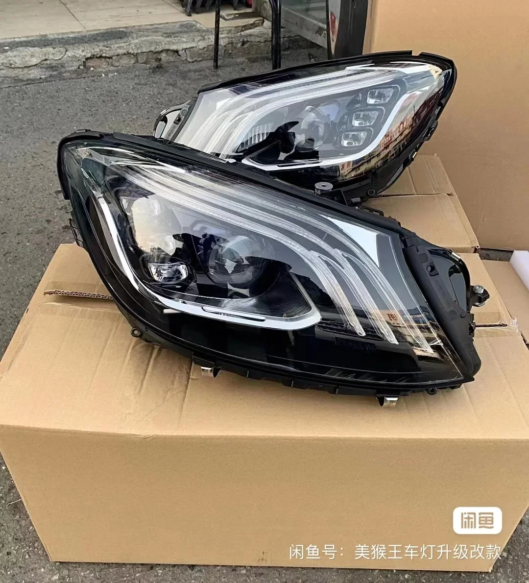 Suitable For Mercedes-Benz W222 headlight Modified Front Lamp For S Class Without Night Vision  2018 2019 2020