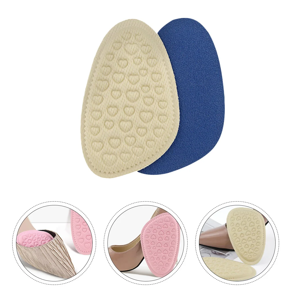 6 Pairs Damping Soft Forefoot Pad Invisible High-heel Half Sole Mat Sponge Insoles Metatarsal Cushion