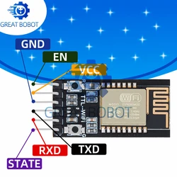 DT-06 Wireless WiFi Serial Port Transparent Transmission Module TTL to WiFi Compatible with Bluetooth HC-06 interface ESP-M2