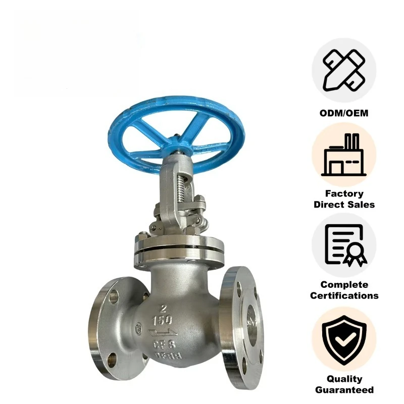 Fast Delivery 150lb Pressure Api Globe Valve 1 Inch Stop Structure Industrial Shutoff Valve for General Application