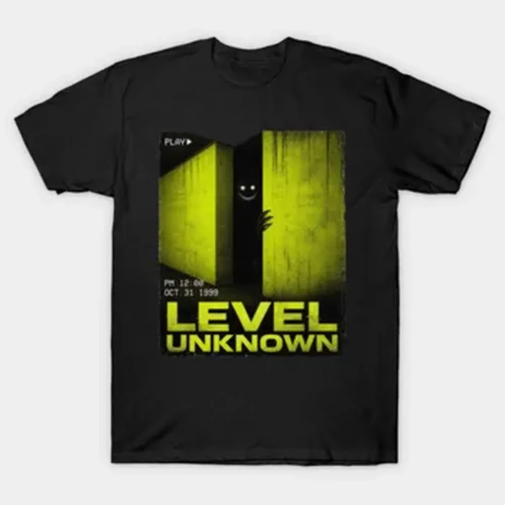 Level Unknown Horror T-shirt For Men Women 100% Cotton T Shirts Short Sleeve