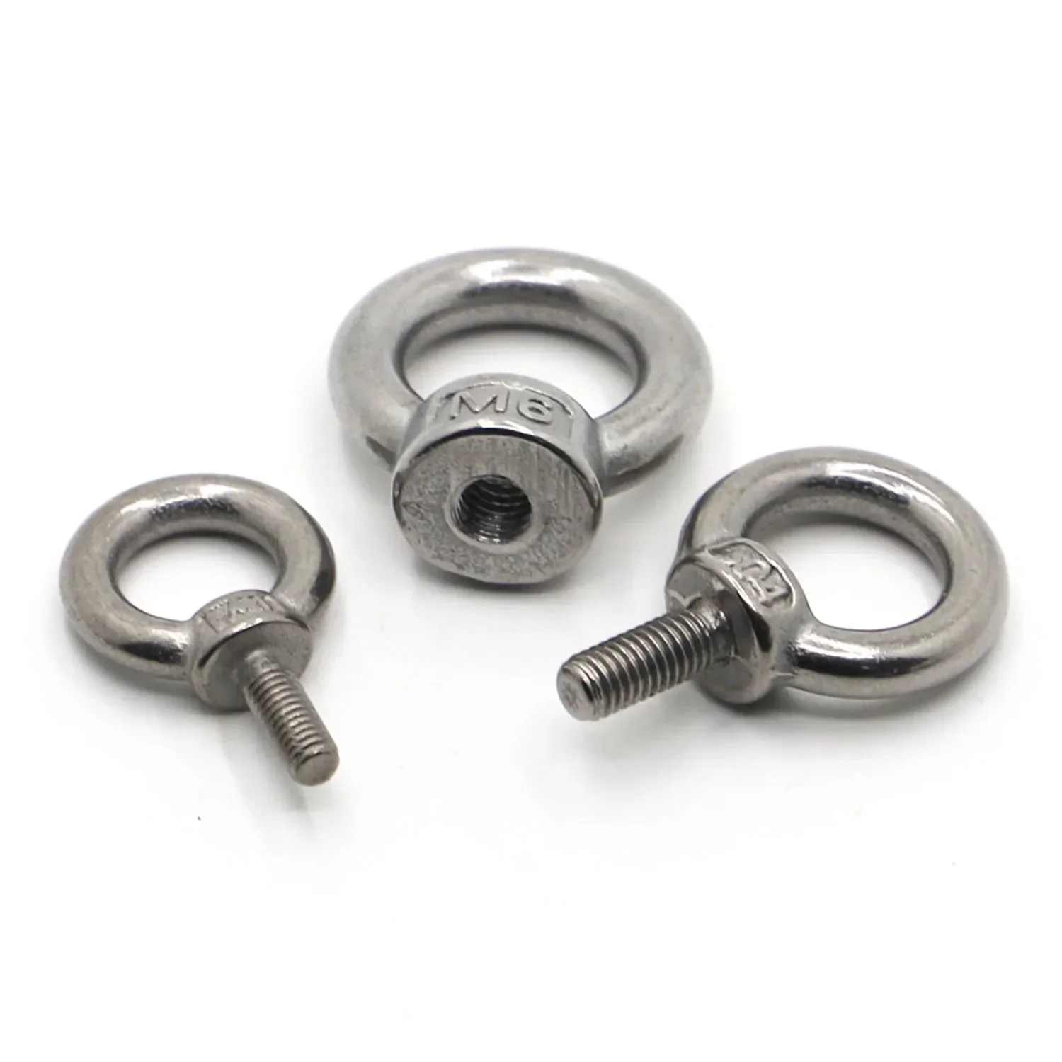 Lifting Rye Nuts/Screw Ring Eyebolt Ring Hooking Nut Screws M3 M4 M5 M6 M8 M10 M12 304 Stainless Steel