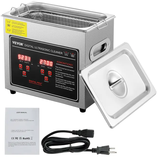 SucceBuy 2L 3L 6L 10L 22L 30L Ultrasonic Cleaner Stainless Steel