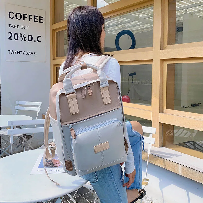 Fashion Women Backpack High Quality Large Capacity Waterproof Rucksack for Girls Schoobag 14 Inch Laptop Back Pack