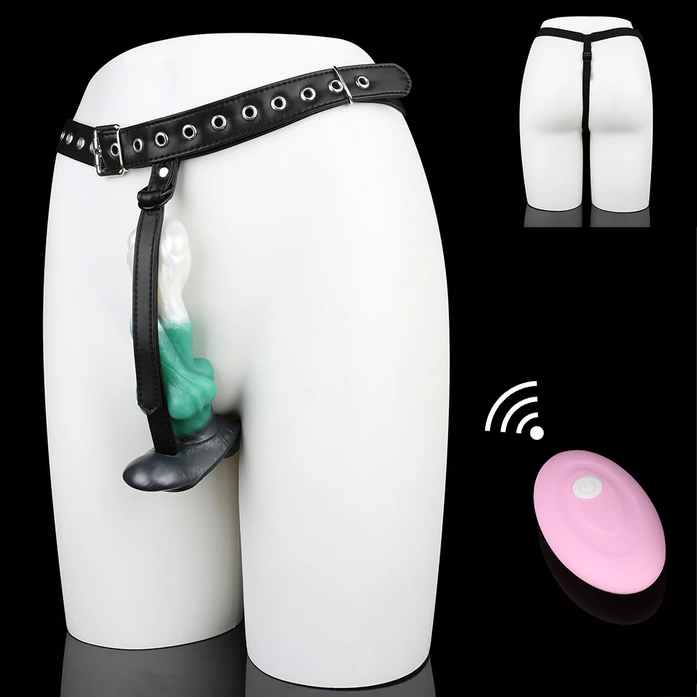 SXM Wireless Control Vibrating Dildo Wearable Anal Plug Prostate Massage Penetration Buttplug Sex Toy For Women Men Adult 18