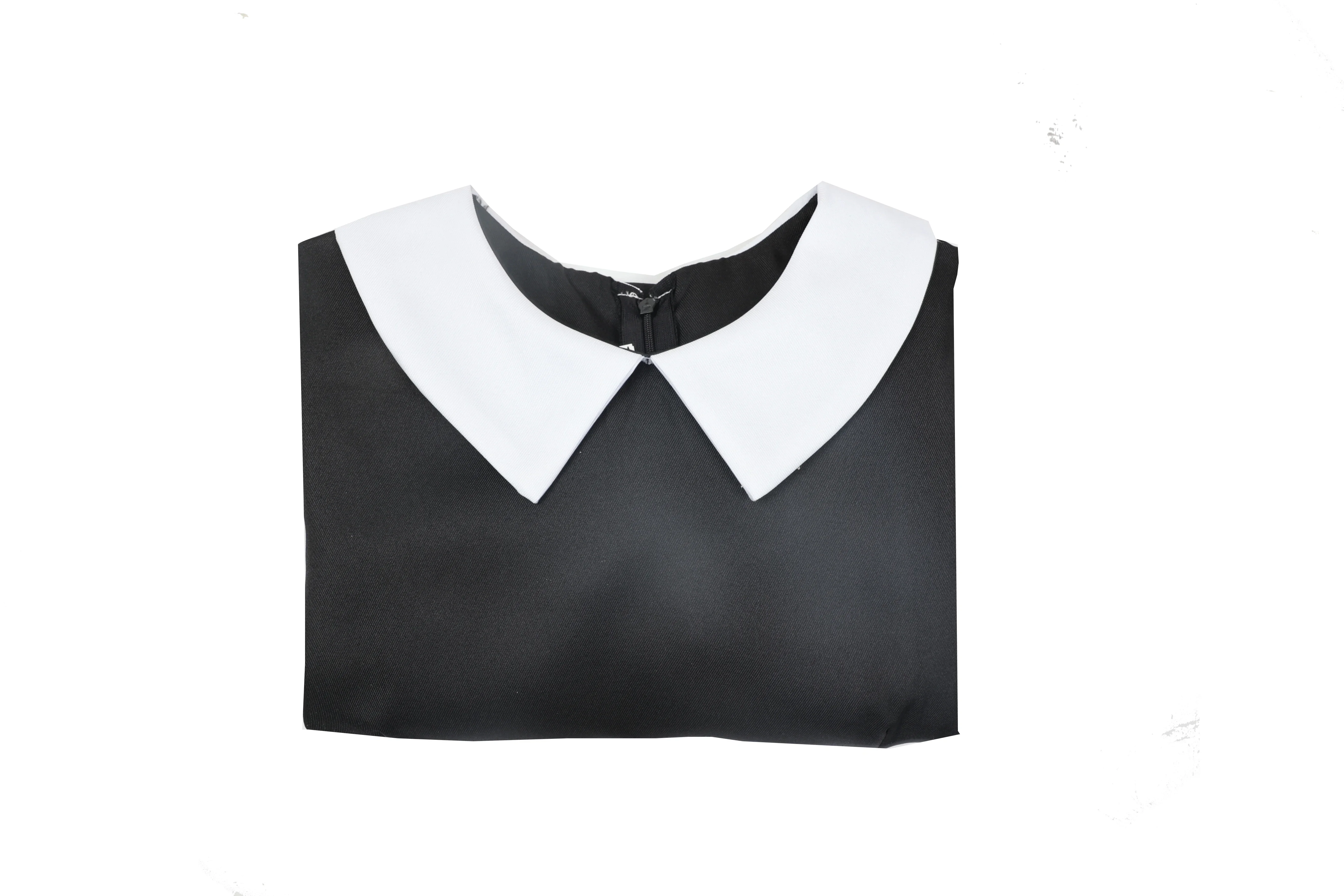 CosplayCostume de Cosplay du Película Addams para ixd'Halloween, Robe Courte pour Femme et Enfant, Adulte et Fille