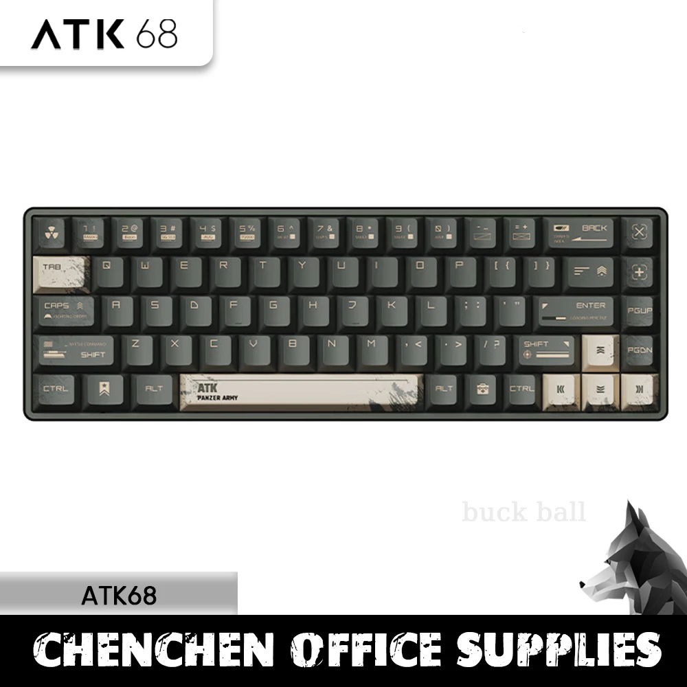 

ATK ATK68 Air Gamer Keyboard Mechanical Wired Keyboards Rapid Trigger Gaming Keyboards Smart Speed X Hot Swap RT Gaming Keyboard