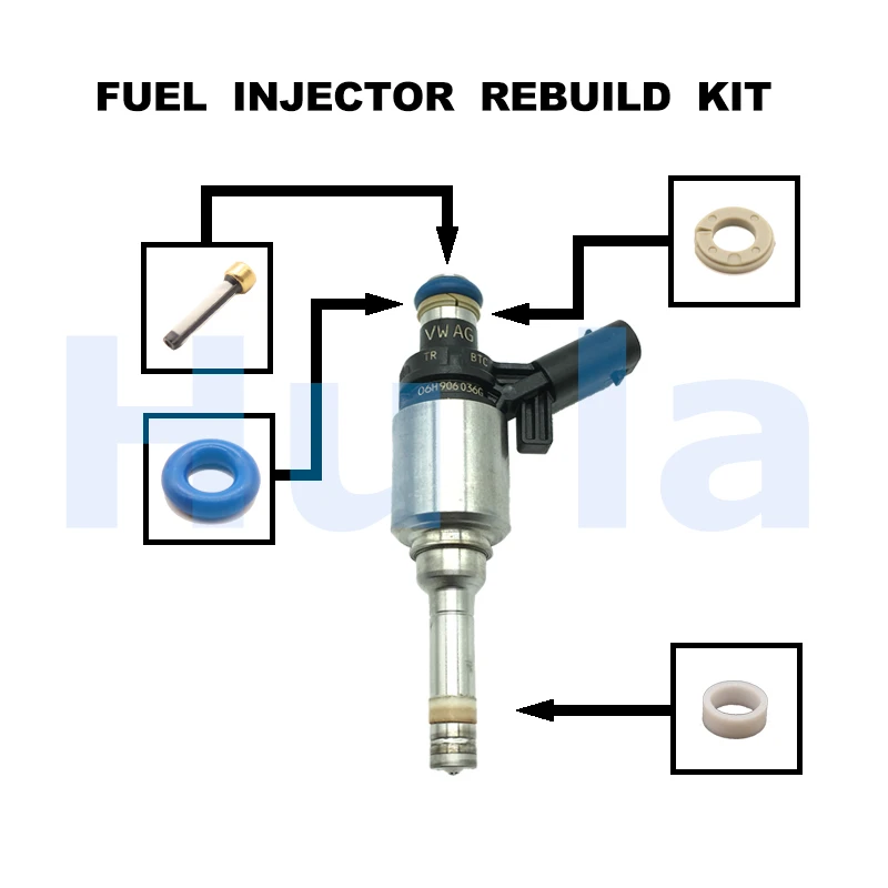 Fuel Injector Repair Kits Gasoline Gasket for Audi A3 A4 A5 A6 Q3 Q5 TT VW Beetle EOS JettaTiguan 2.0L 06H906036G