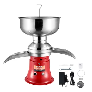 فاصل طرد مركزي لكريم الحليب VEVOR ، فواصل كريمة كهربائية ، فولاذ مقاوم للصدأ ، مخرج 100 لتر/ساعة ، سعة وعاء wi/5 لتر في الدقيقة