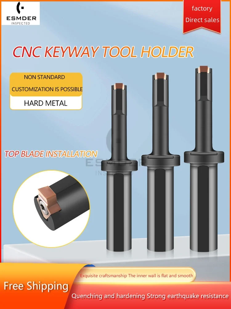 

DA3-4 DA5-6 DA6-7 DA08 DA10 DA12-14 DA16-17 DA18-19 DA20-22 C25 C32 C40 CNC Keyway Tool Holder Lathe Cutter Rod For DW Inserts