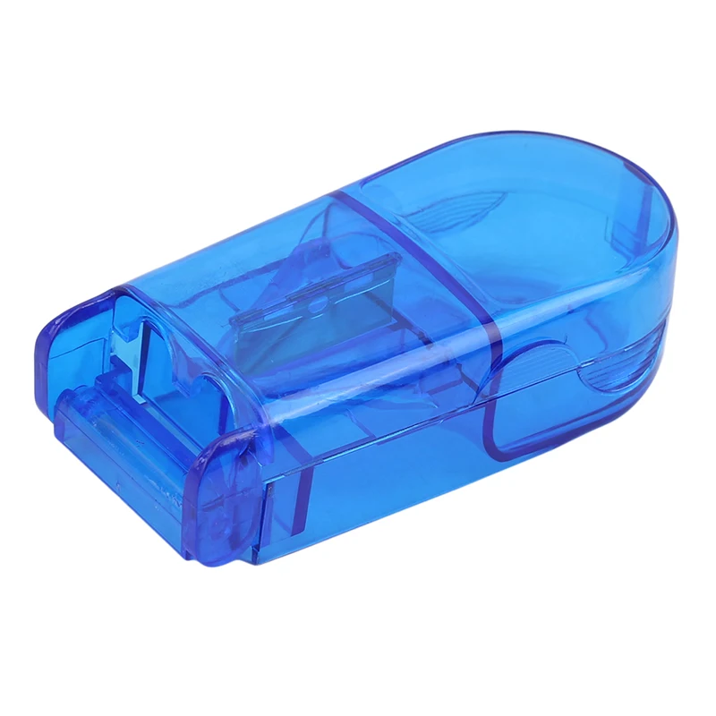 1 pz Portable Pill Cutter Splitter Divide Medicine Storage Tablet Splitter Cut affettatrice Home Pill Cases Dispenser portapillole