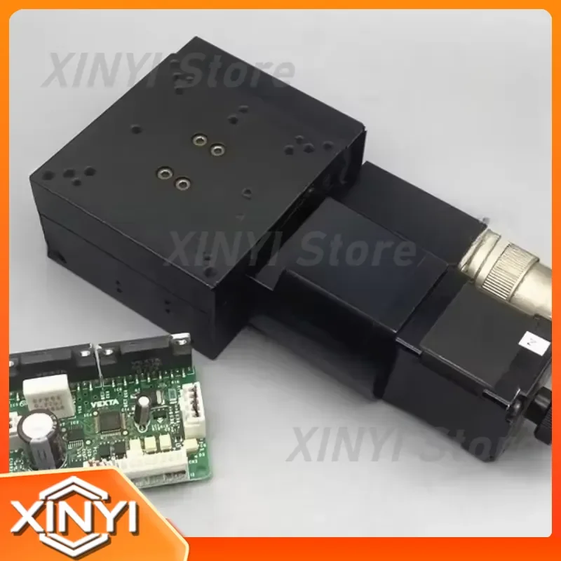 Micron-class Electric Slide Table for Precision Linear Motion Systems Stroke 30mm Accuracy ±0.3μm with Driver for Automation