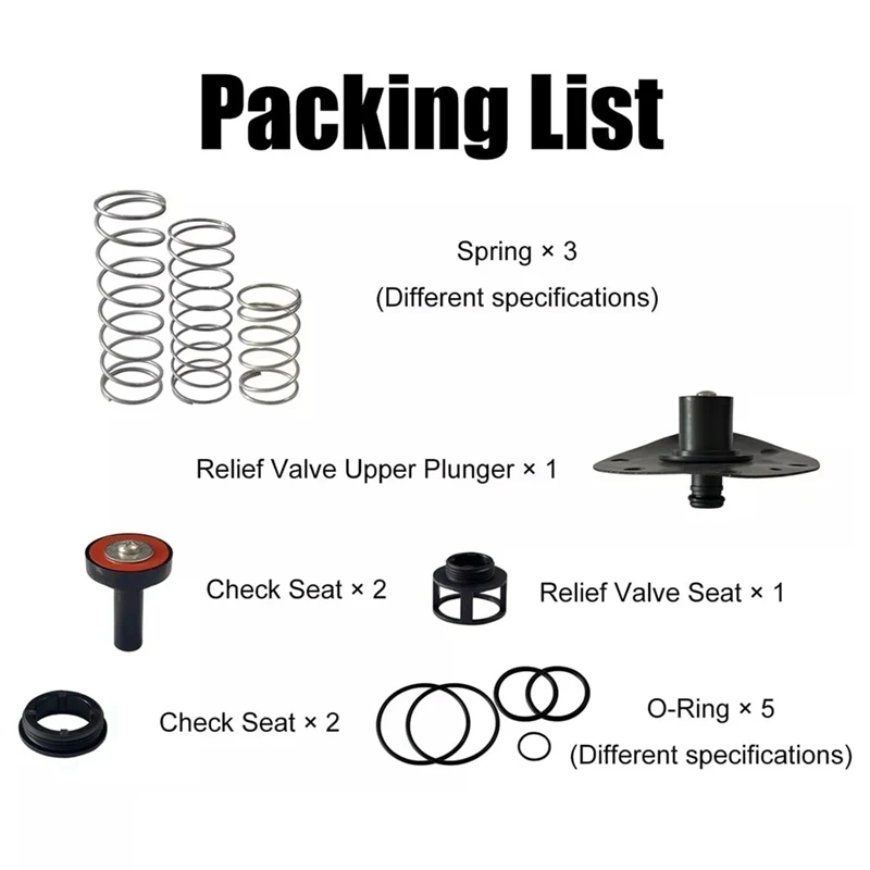 3/4In-1In Complete Repair Kit Fits Replace For Zurn Wilkins 975XL And 975XL2 Replacement,Complete Backflow Repair Kit