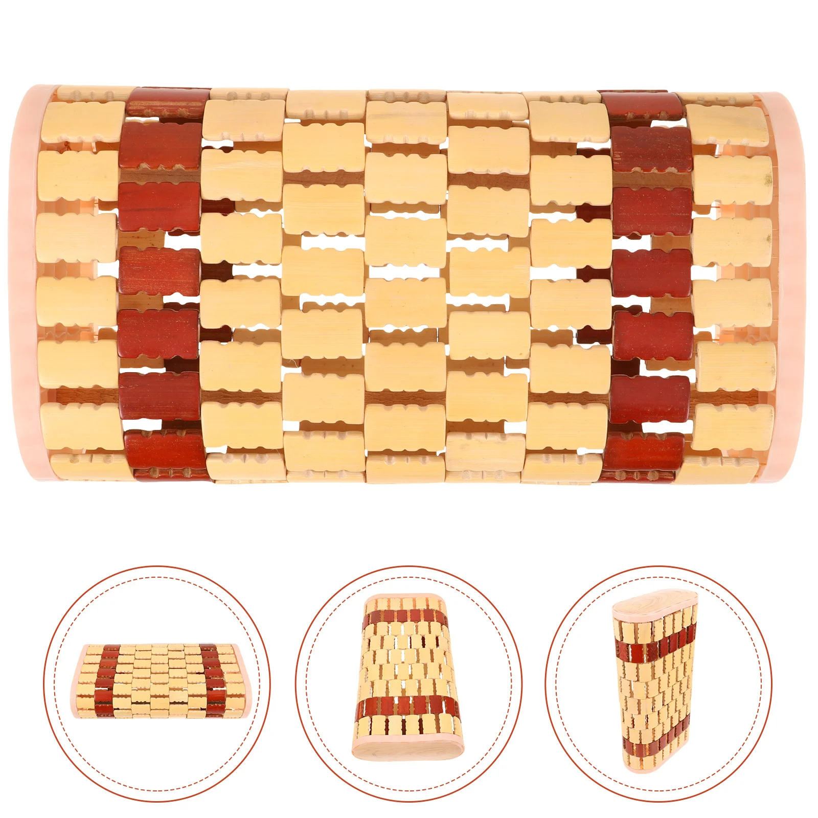 

Cervical Pillow Bamboo Material Ergonomic Hollow Neck Rest Lumbar Support Sleep Comfort Cooling Pillow for Hot Weather Home Use