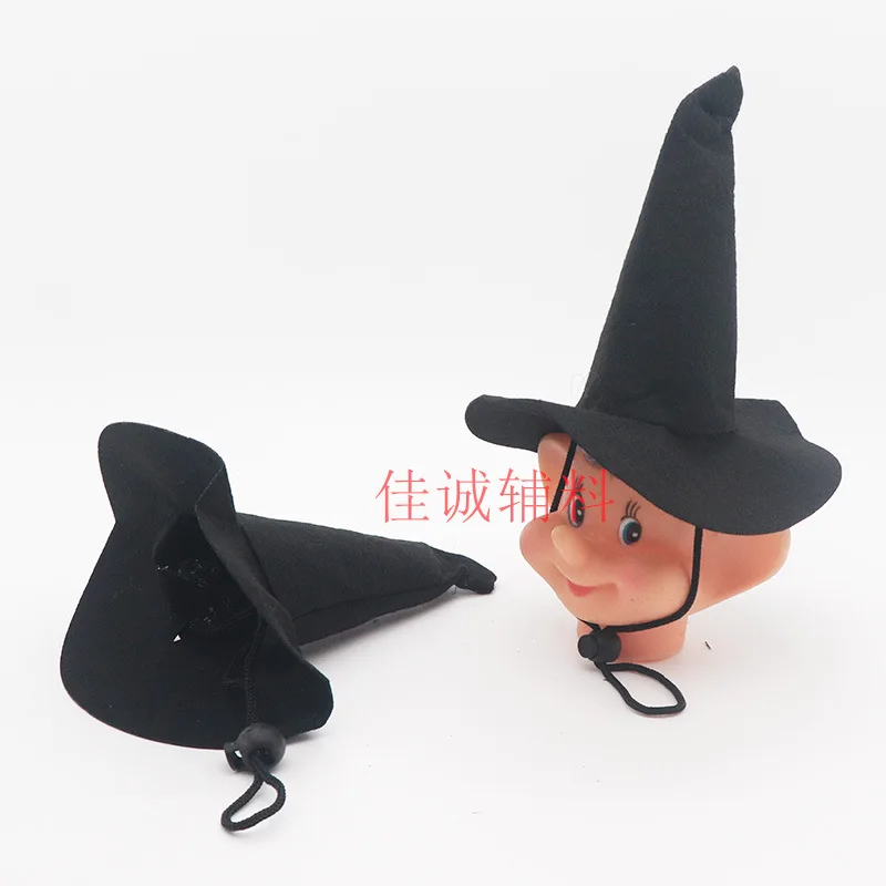 

2 Pcs Venue Setting Props Halloween Witch Hat Baby Non-woven Fabric Accessories