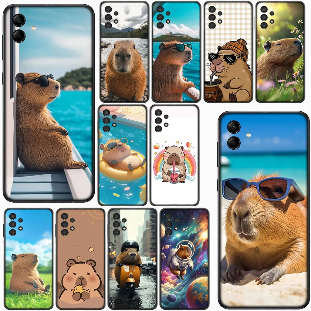 Мягкий чехол с обои и капибарой для Xiaomi Poco X7 X6 X5 M7 M6 F5 F6 F7 Ultra Pro C75 C65 C71 4G 5G Чехол для телефона Мягкий чехол с обои и капибарой для Xiaomi Poco X7 X6 X5 M7 M6 F5 F6 F7 Ultra Pro C75 C65 C71 4G 5G Чехол для телефона
