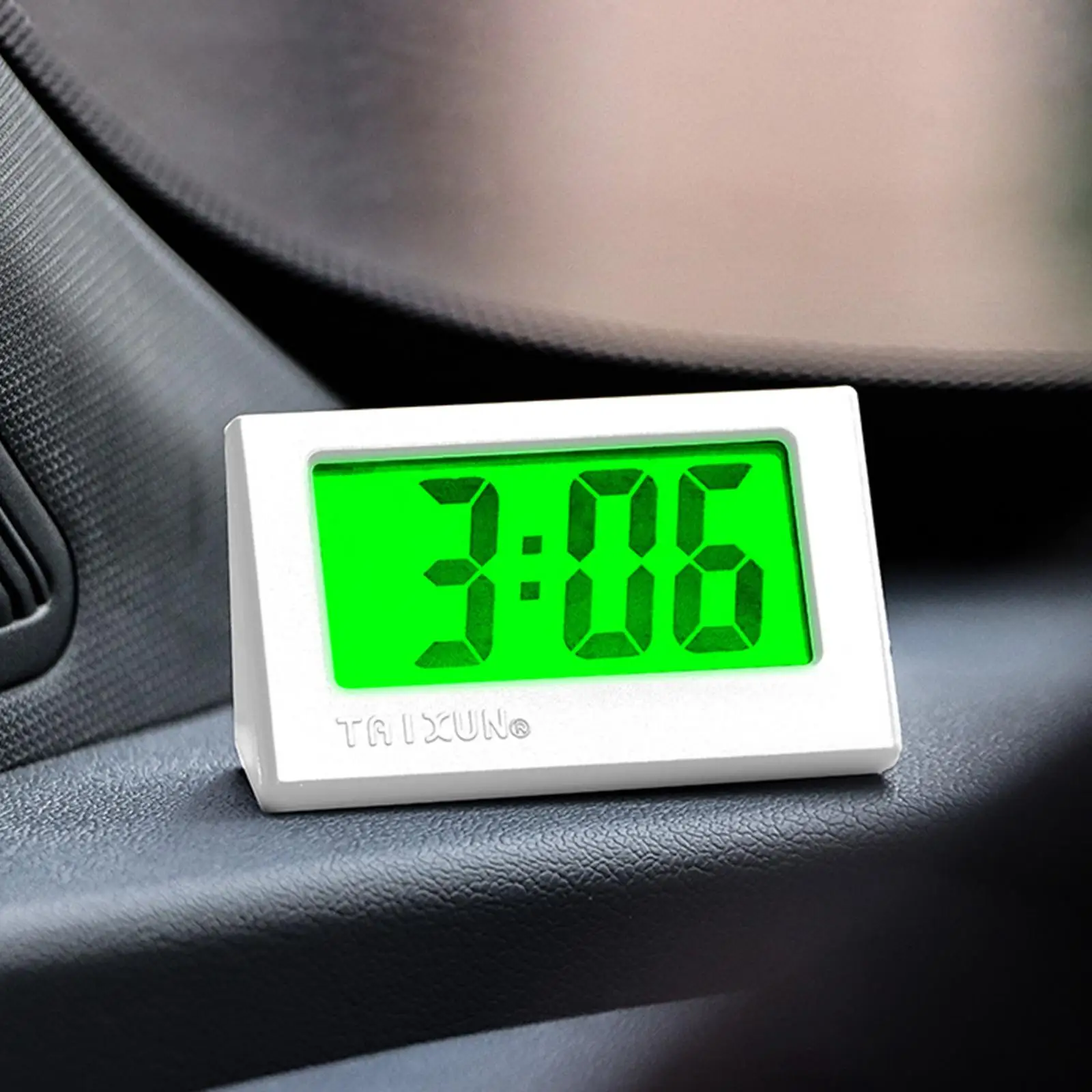 Portable Clock Electronic Clock LCD Display Luminous Shockproof Watch Clocks for Truck Boat kitchen and home Living Room