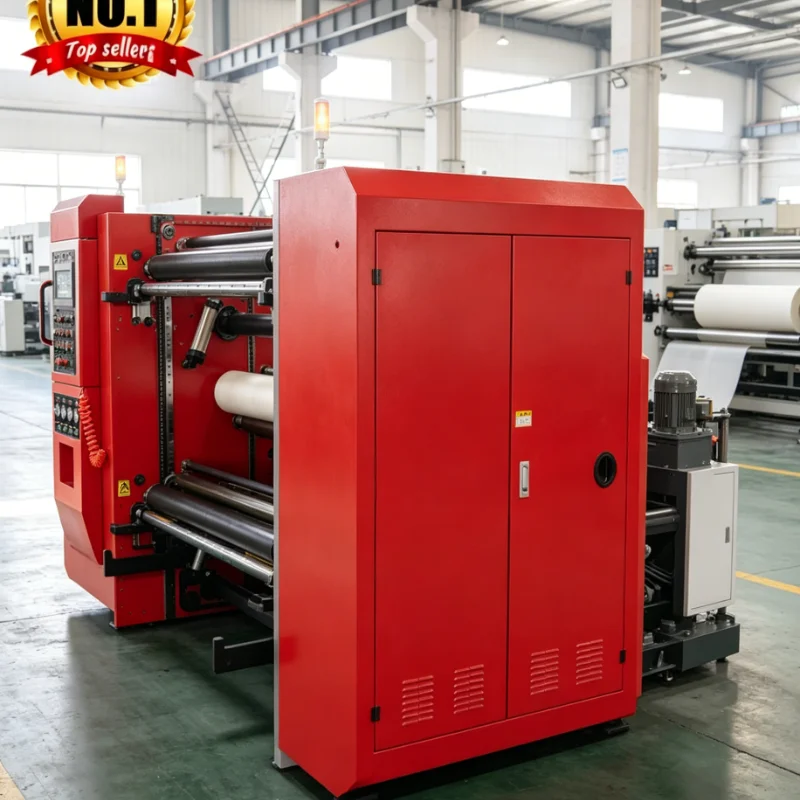 BOPP Tape Slitter Automatic Slitting Rewinding Machine High Speed Adhesive Tape Cutter Heavy Duty Industrial