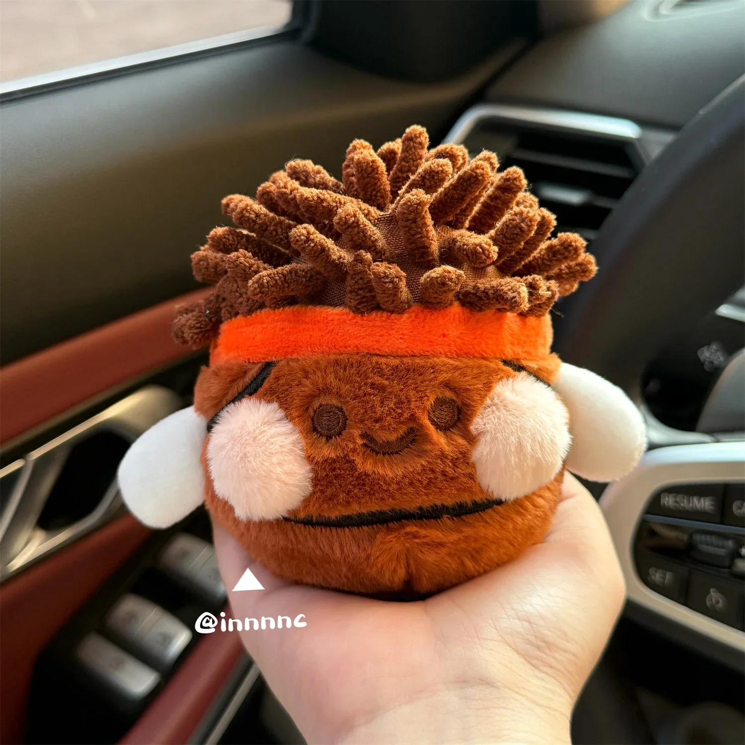 Kawaii Basketball Plush Keychain Cute Spiky Hair Basketball Stuffed Doll Soccer Basketball Baseball Tennis Golf Ball Plushie