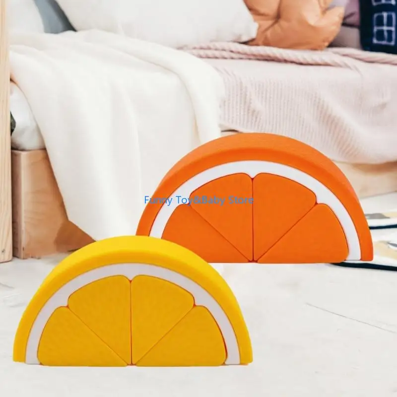Giáo Dục Silicone Xếp Chồng Quýt Trò Chơi Cho Trẻ Thực Hành Đồ Chơi Học Tập Giáo Dục Sớm Hỗ Trợ Giảng Dạy Bộ C90B
