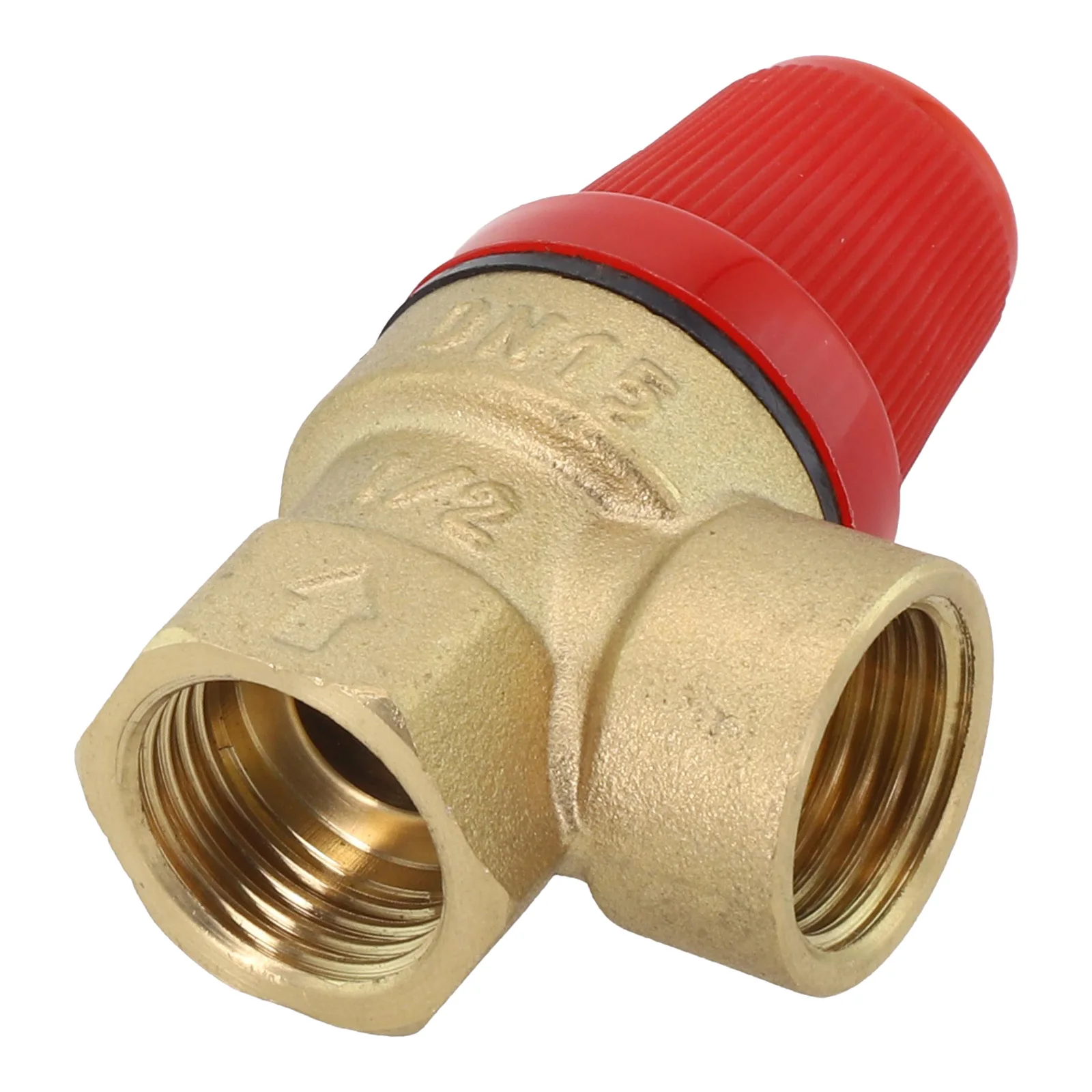 Safety Mechanism Brass Drain Valve Controls Pressure Levels from 3 Bar to 6 Bar for Optimal System Performance
