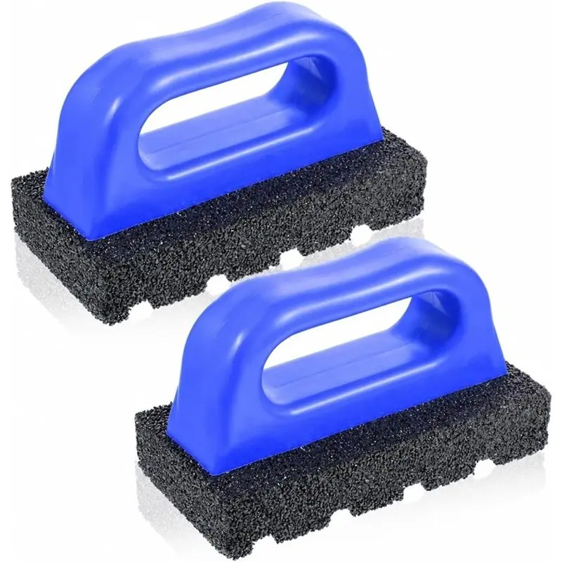 DT35 Concrete Smoothing Cleaning Removing Marks Tool Surface Rub Bricks With Handles 2Pcs 20 Grit Masonry Tools