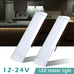 12V/24V oświetlenie wewnętrzne LED Bar oświetlenie dachowe lampa sufitowa wewnętrzna z przełącznikiem do samochodu kempingowego Van ciężarówka samochód kempingowy łódź