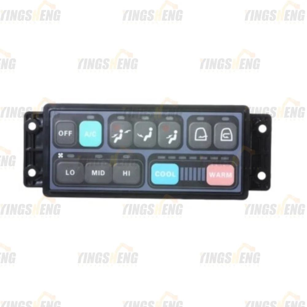 أجزاء الحفارة Doosan Daewoo DH150W، DH220، DH225، DH300، DH420، DH500-7-8 لوحة تحكم تكييف الهواء 543-00049، 2543-9031A