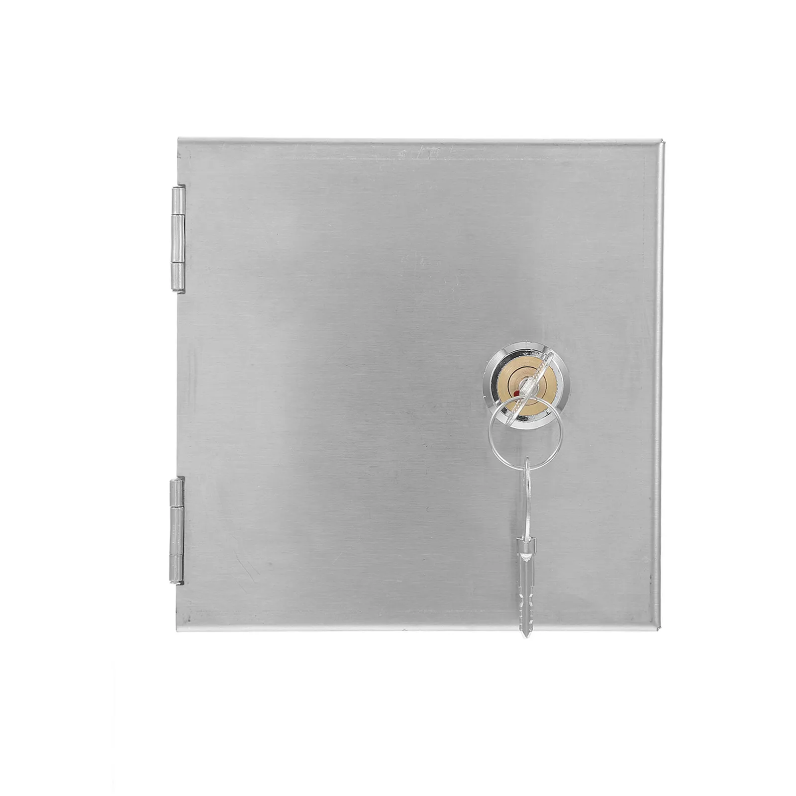 Stainless Steel Socket Electrical Box Lockable Outdoor Wall Mounted Waterproof Metal Junction Project Box Protective Splashproof