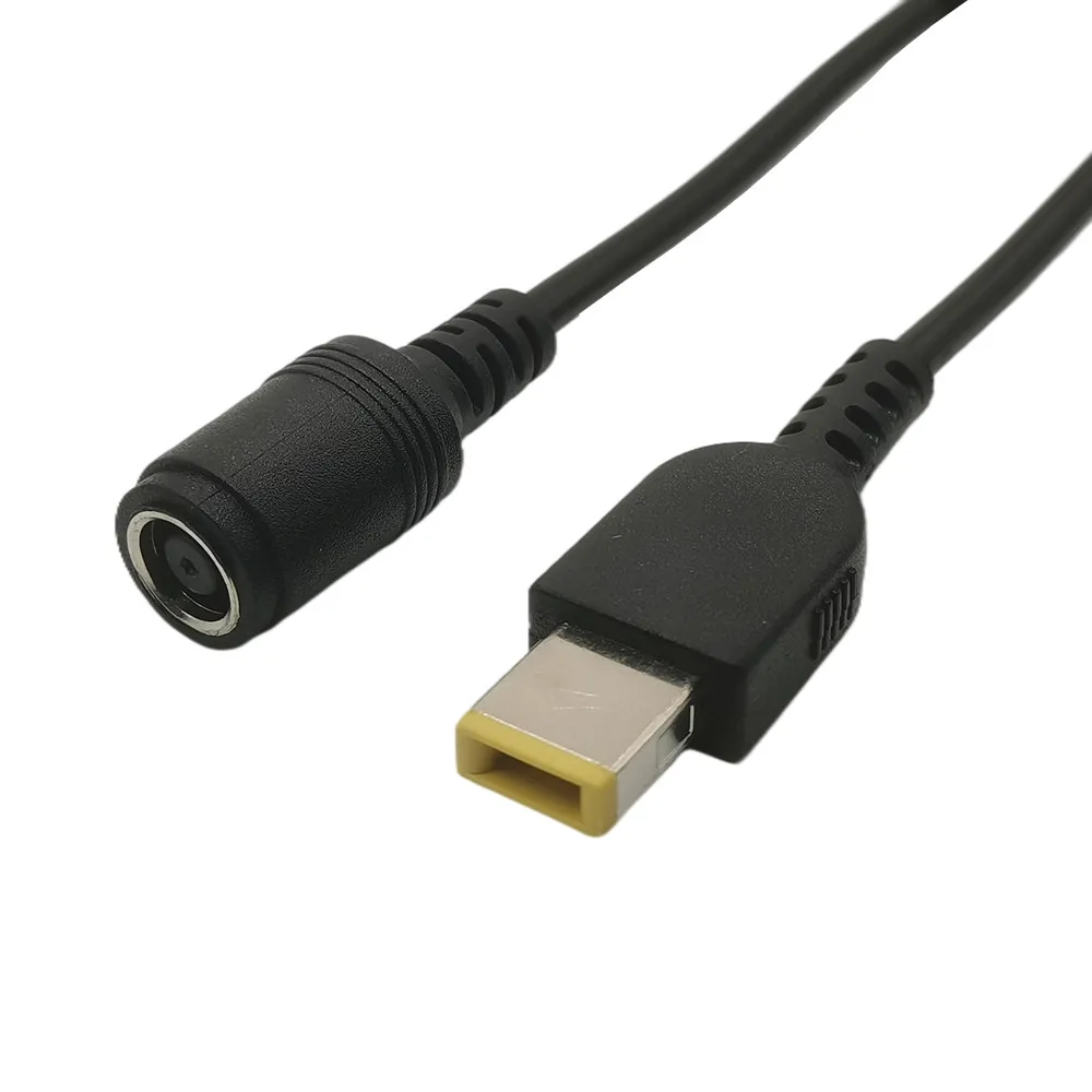 7.9*5.5mm Round Jack to Square Plug End Adapter Pigtail Charger Power Adapter Converter Cable For IBM Lenovo Thinkpad