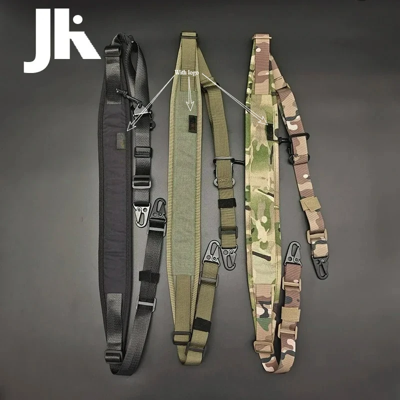 Tactical Rifle Sling Removable Modular 2  Point / 1 Point Sling Padded Combat Shooting Sling Outdoors Hunting Strap Accessories
