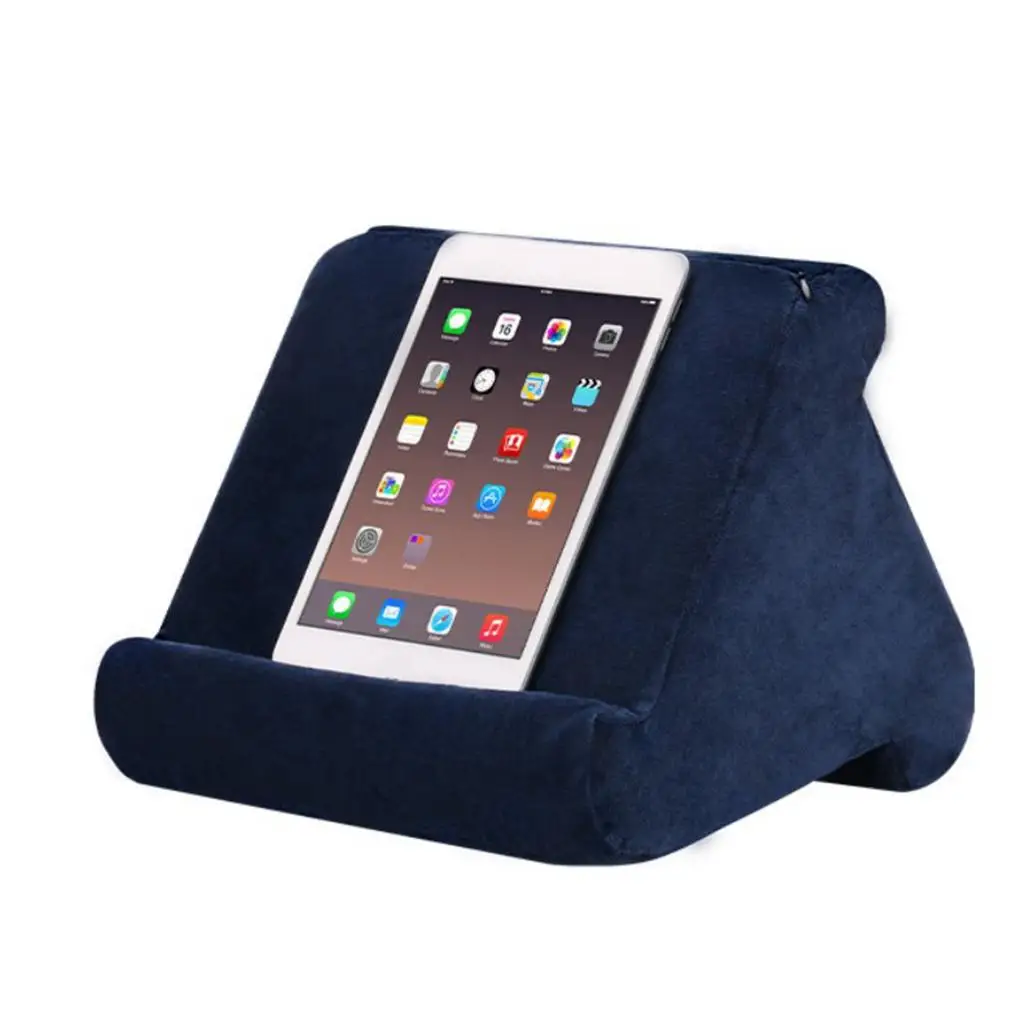 Mobilephone Support Reading Cushion Tablet Holder for Bed Adjustable Angle Plush Lap Stand for E Reader
