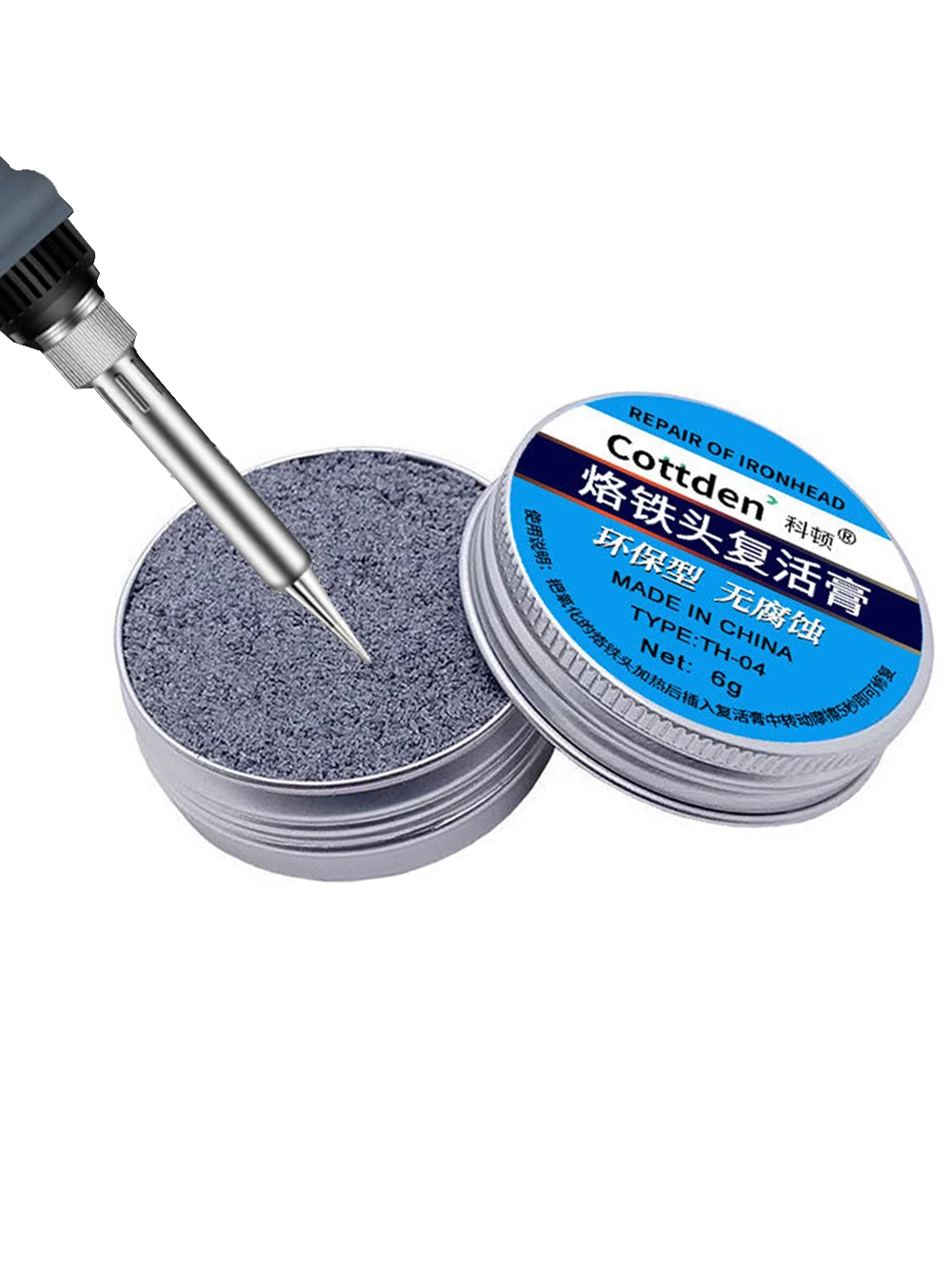 Soldeerpunt Tinner Cleaner, Loodvrije Oxidatie Reinigingspasta, Opfriscursus Tip Tinner Flux, Soldeerpunt Reiniging - afbeelding 2