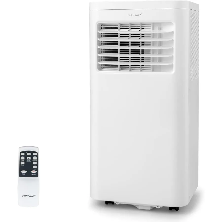 Portable Air Conditioner 8000 BTU 3-in-1 Personal AC Unit with Built-in Dehumidifier Fan Mode Sleep Mode 24H Timer Remote Contr
