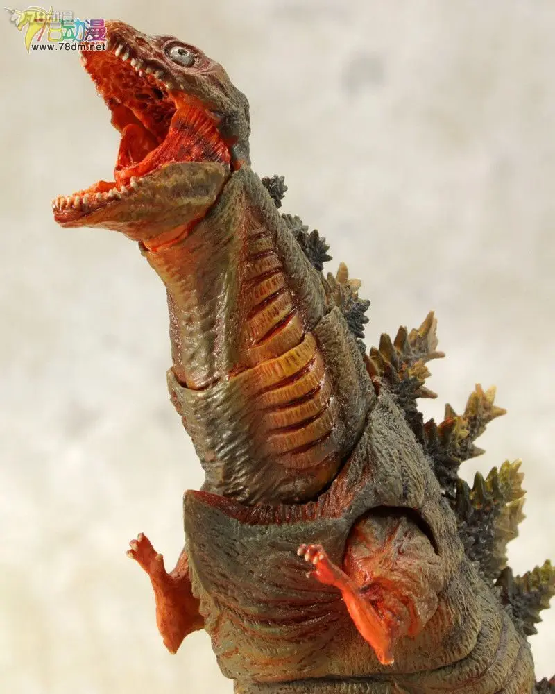 Bandai original s.h. monsterarts série godzilla (2016) segundo e terceira forma conjunto anime figura de ação modelo brinquedos presentes para meninos