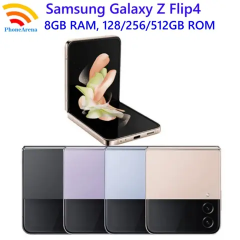 Samsung Galaxy Z Flip4 Z Flip 4 5G F721B F721N F721U1 6.7" RAM 8GB ROM 128/256/512GB NFC Snapdragon Foldable 99% New Phone