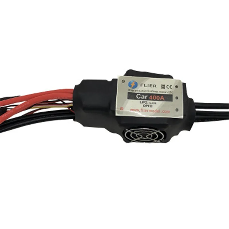 

400A Electronic Speed Controller FATJAY FLIER 12S Brushless High-power High-current ESC for RC Boats