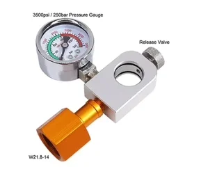 Soda water cylinder inflatable connector G5/8 large bottle to small bottle connector