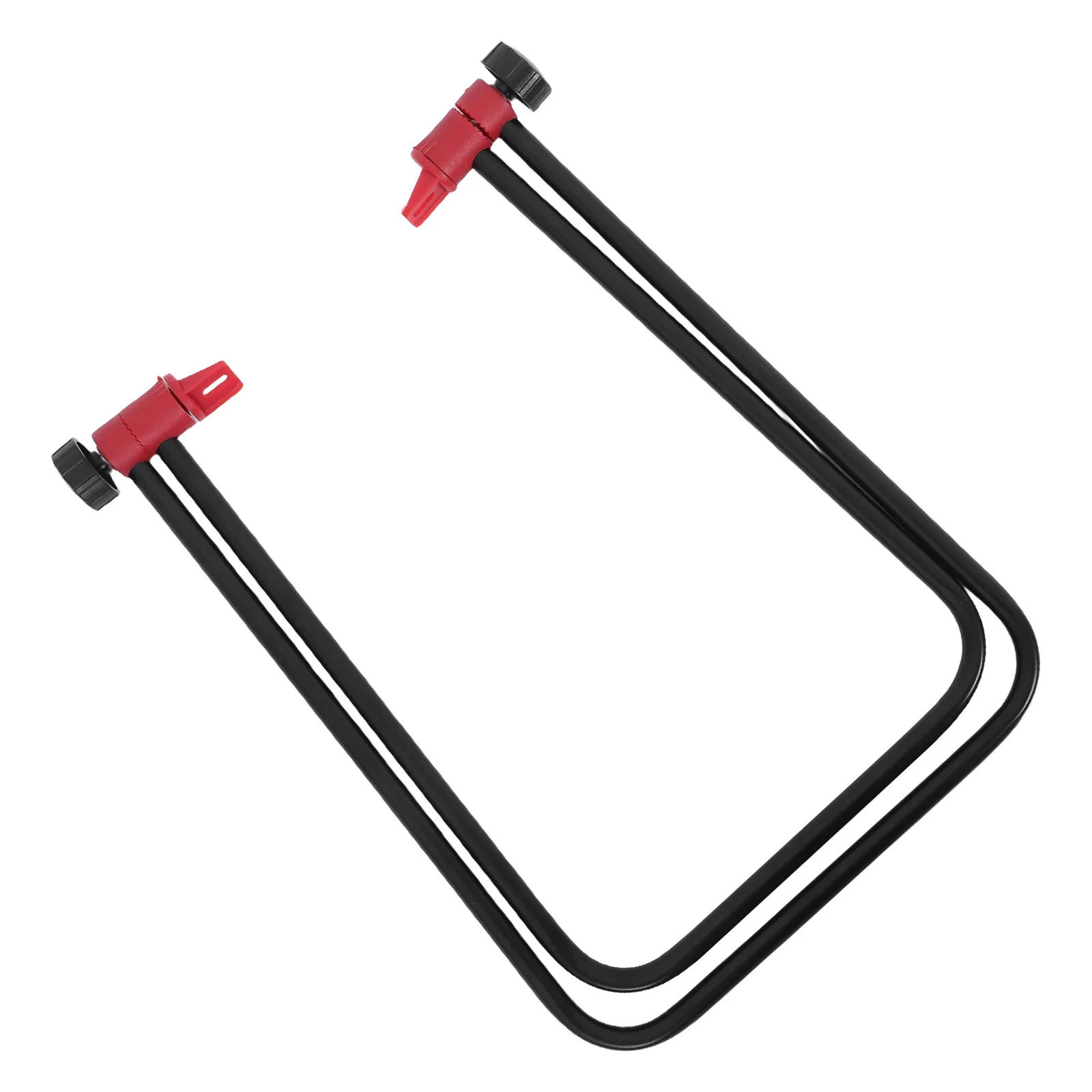 

Iron Material Bike Support Stand Non-Deformable with Rubber Base for Mountain Bikes Black Bike Support Bracket