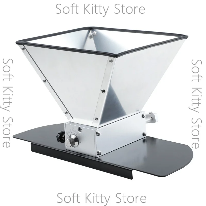 Food grade stainless steel 2-axis roller press, malt grinder, special for brewing barley, wear-resistant and durable