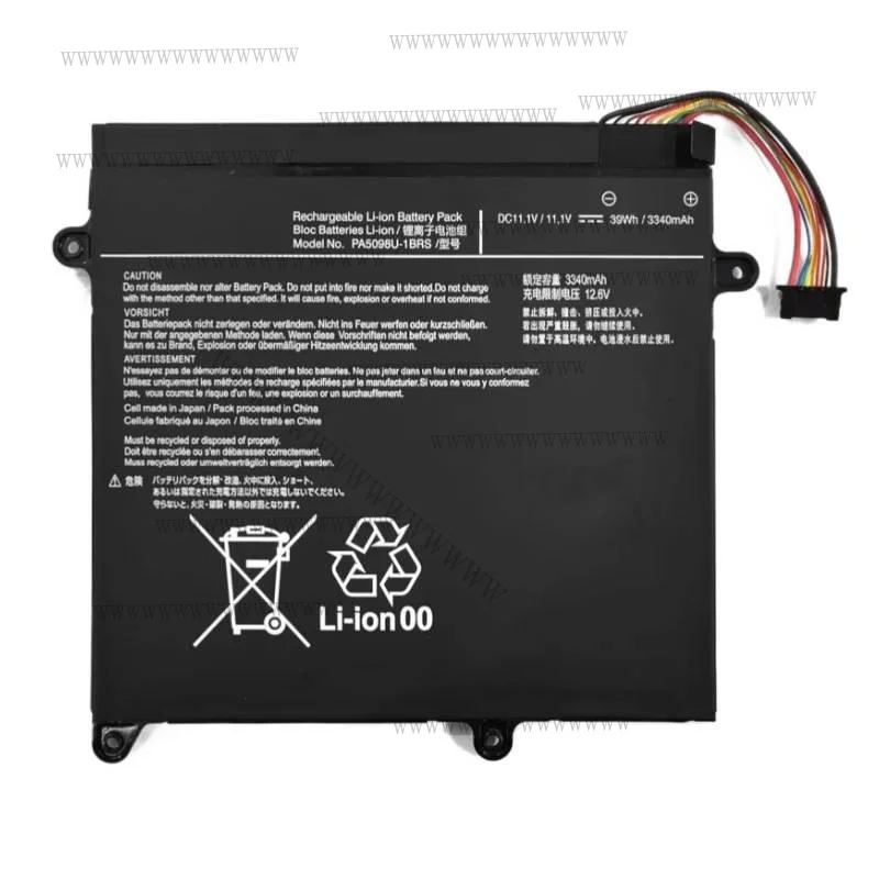 HD 11,1 V 39Wh nueva PA5098U-1BRS PA5098U batería del ordenador portátil para Toshiba Portege Z10T Z10T-A Z10T-A203 Z10T-A1102l