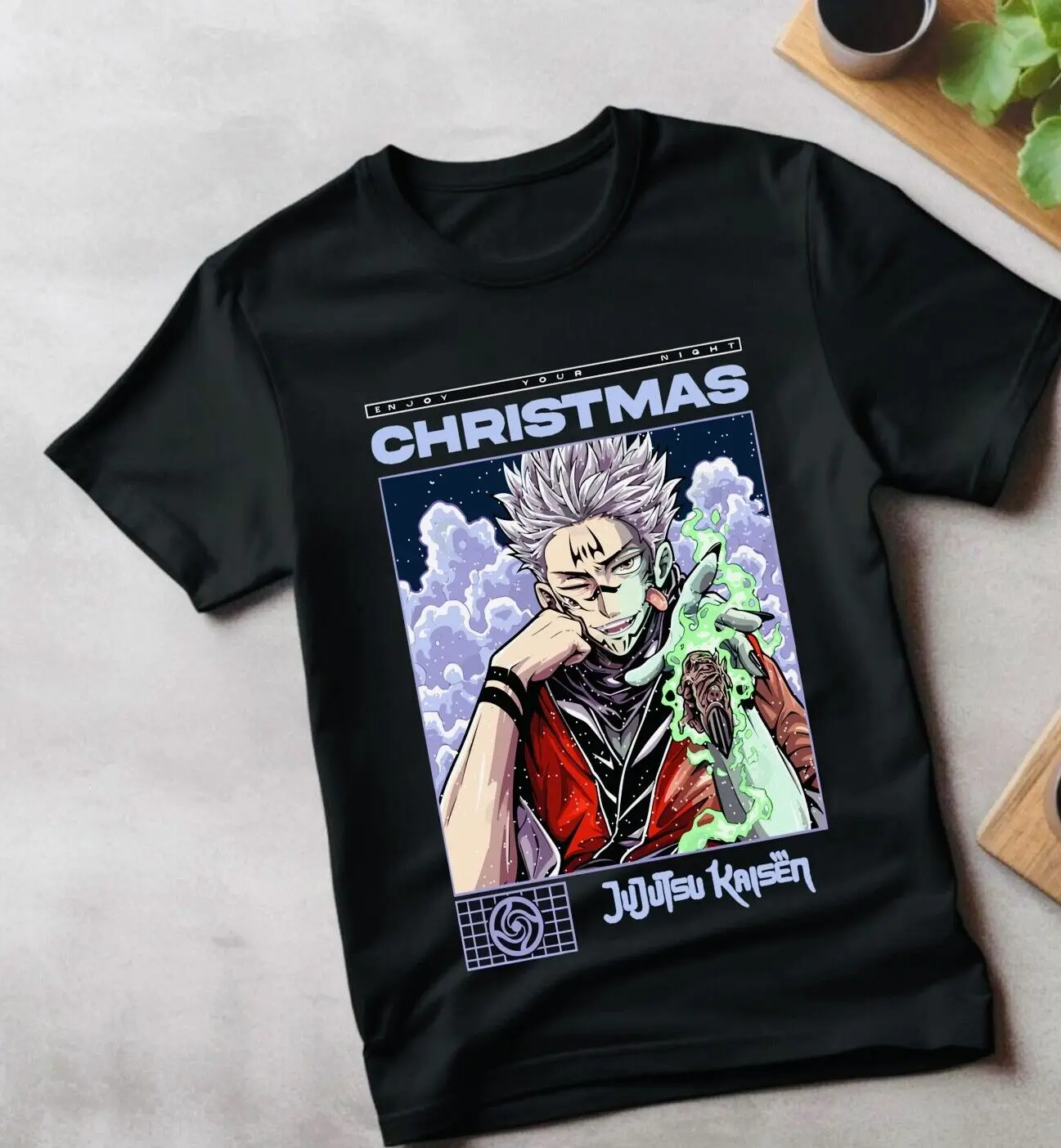 Gojo Satoru T-Shirt Jujutsu Kaisen Sukuna Megumi Itadori Christmas gift shirt