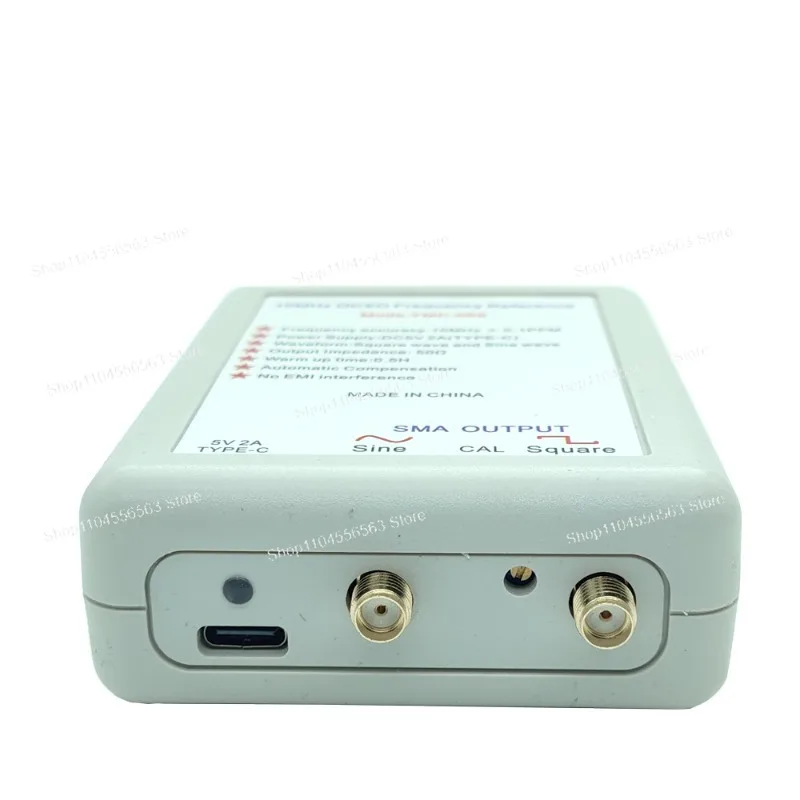 10MHz OCXO frequency reference signal source, square wave sine wave output USB power supply, frequency can be corrected