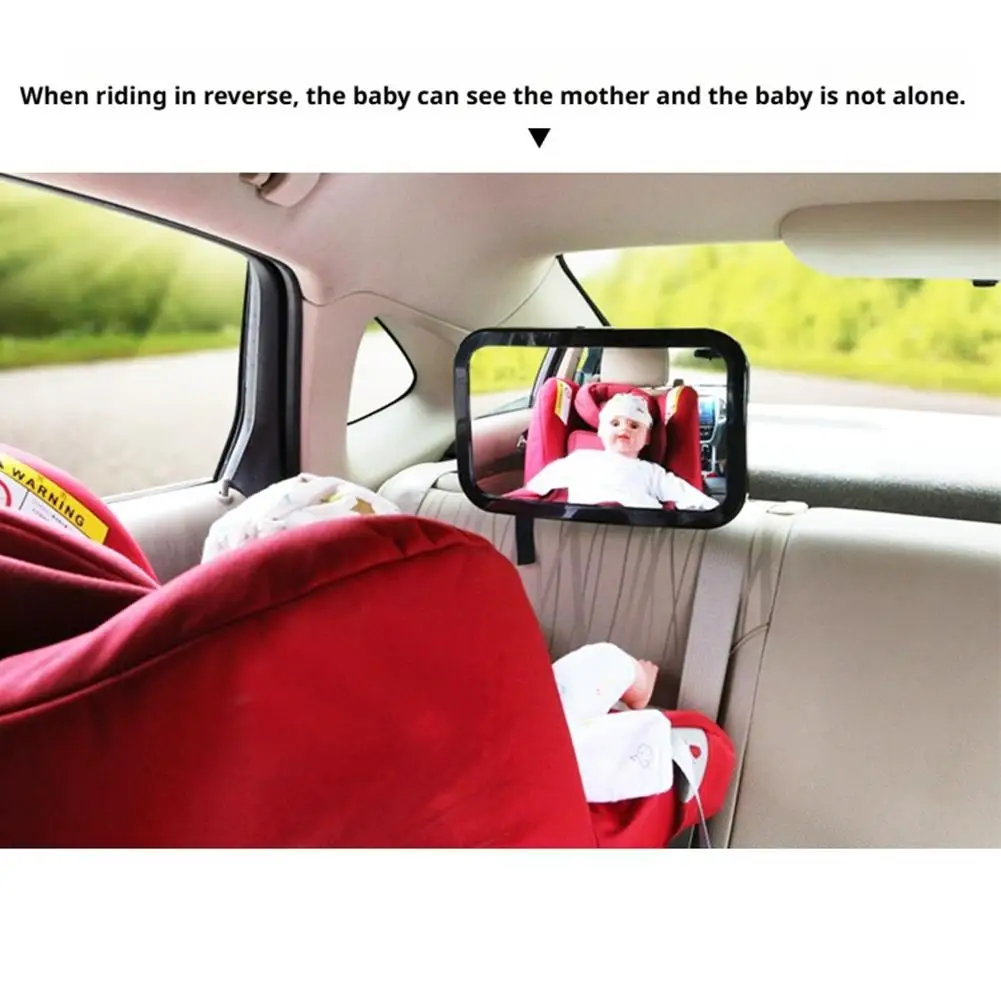 Baby Car Rear Seat View Mirror Child Adjustable Wide Seat Car Safety Mirror Monitor Headrest High Quality Car Interior Styling