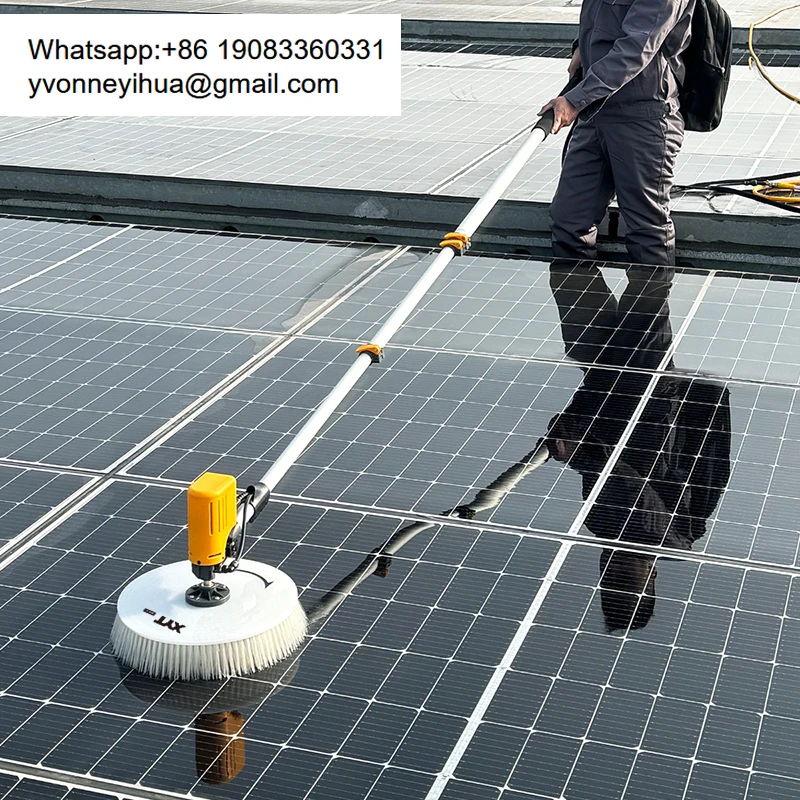XYT Electric Brush Cleaning Solar Panel & Glass Cleaning Brush X3