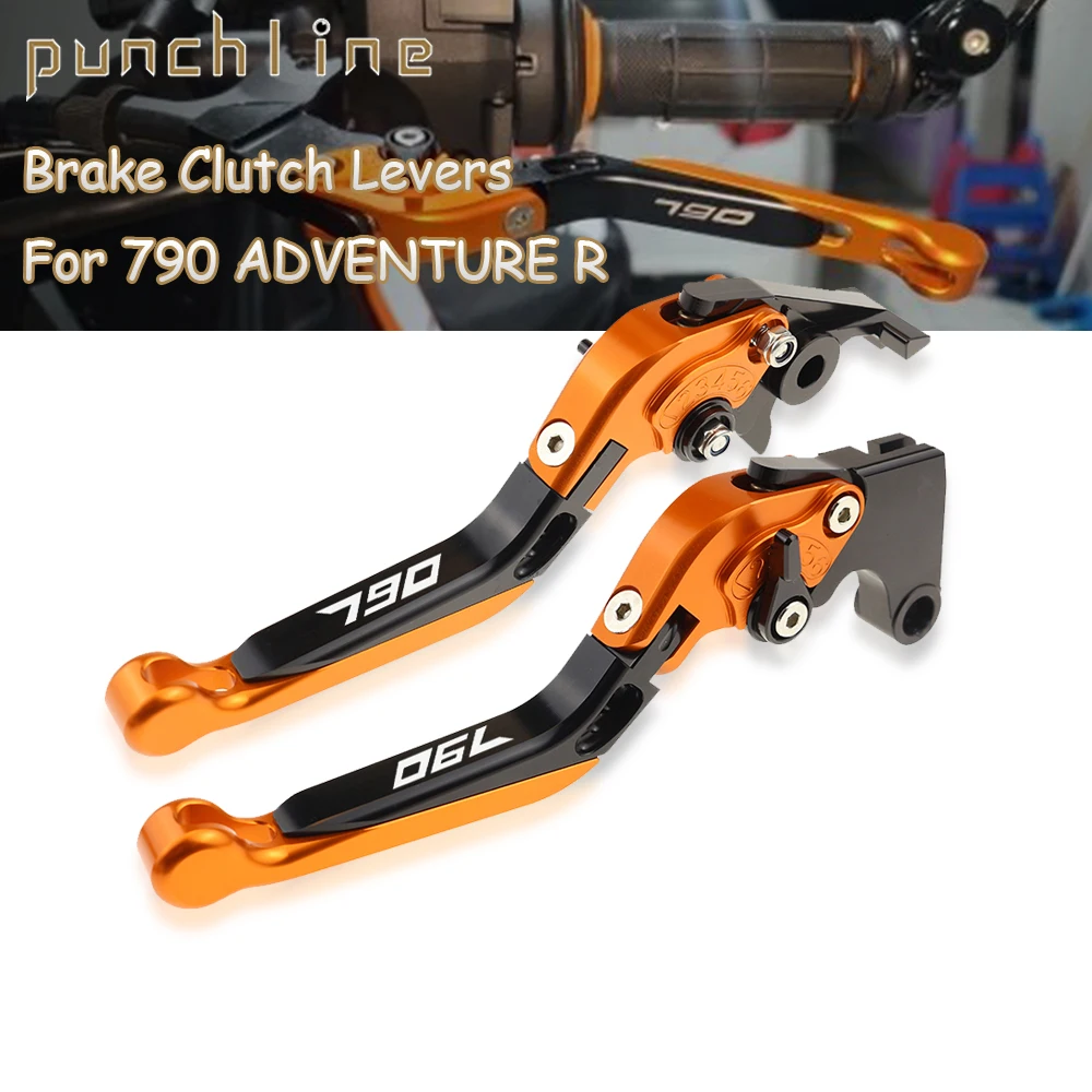 Fit 790 ADVENTURE R 2019-2023 Adjustable Clutch Handles For 790 ADVENTURER Folding Extendable Brake Levers