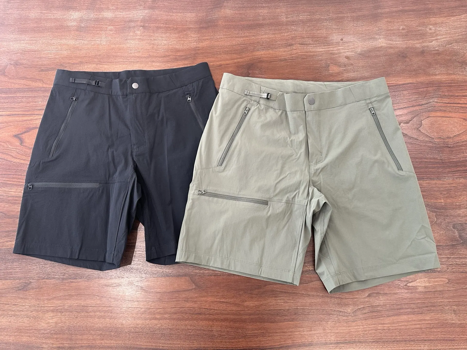 

Waterproof And Dirt-Resistant Sports orts in Bla And Military een Casual Straight Leg Pants for Young Men Summer Faion