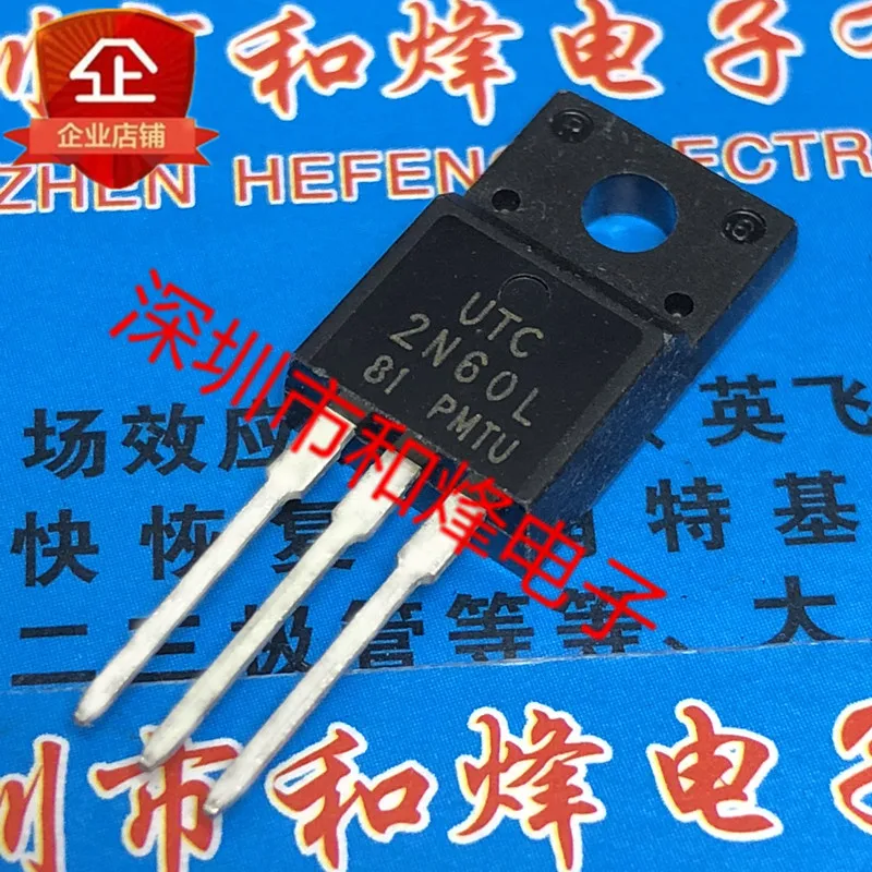 5PCS-10PCS UTC2N60L TO-220F 600V 2A ORIGINAL ON STOCK